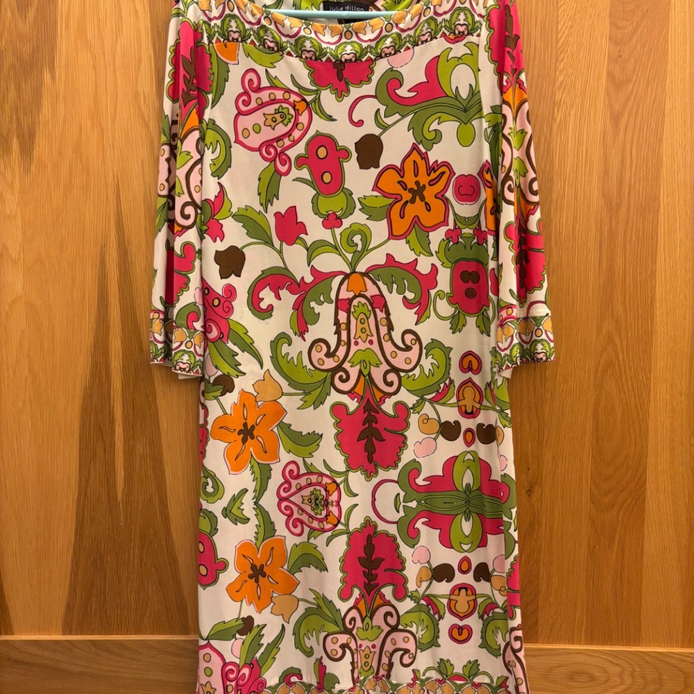 Julie Dillon Flowered Dress Size 10